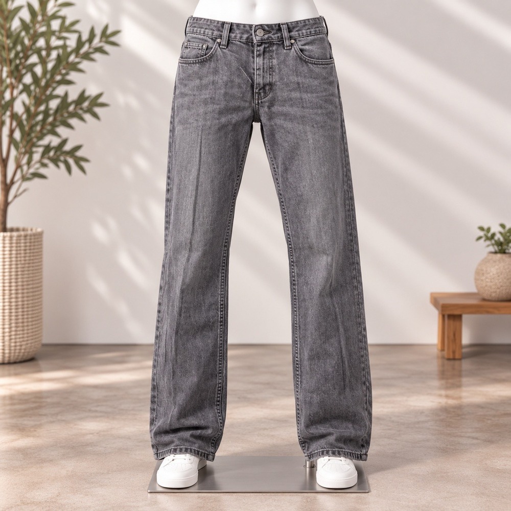 Levi's 514 Straight Fit Jeans Mens 36x30 Black Denim Classic Casual